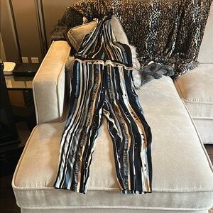 Ella Moss Monochrome Patterned Jumpsuit